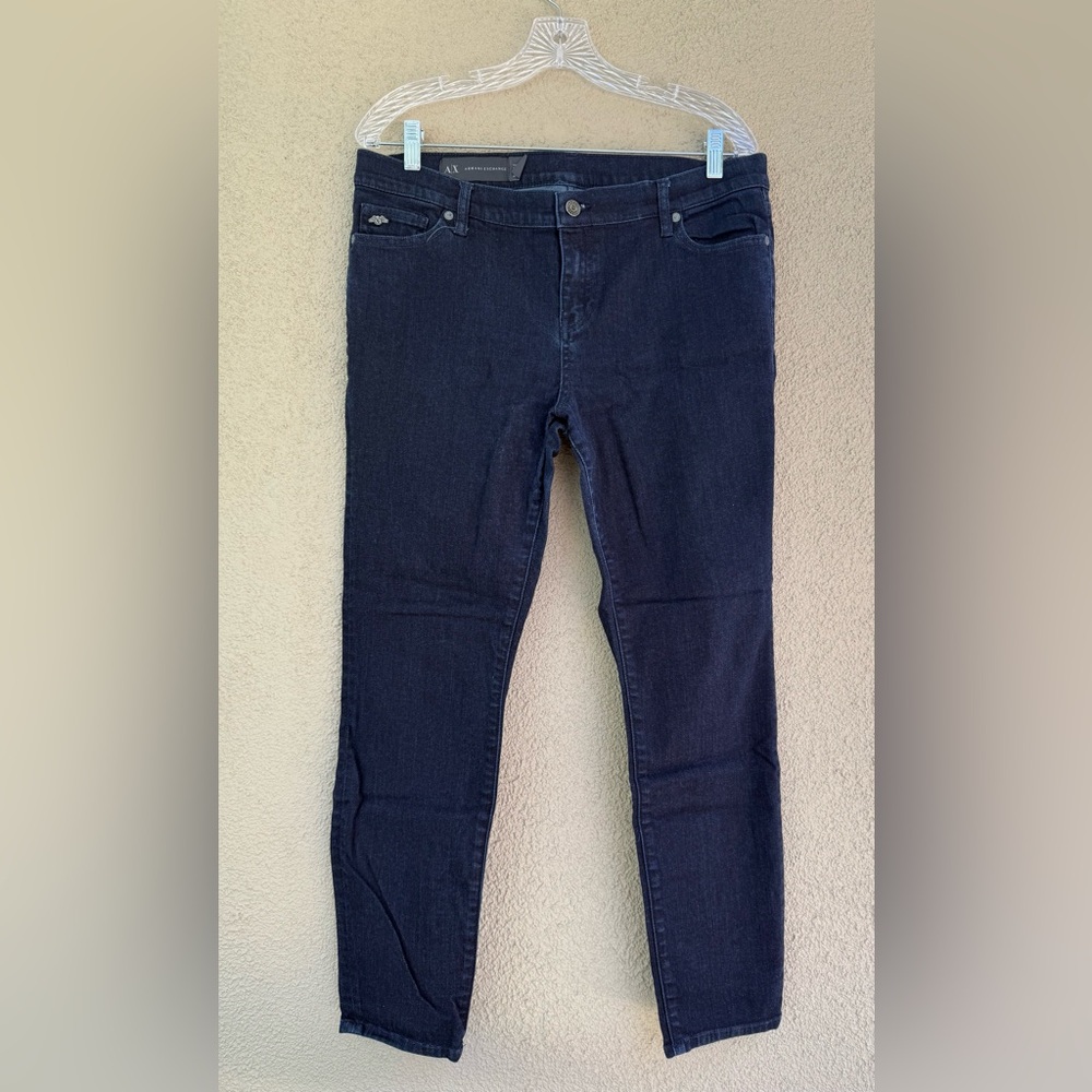 Armani Exchange Dark Blue Women's Skinny Jeans size 33 S/C